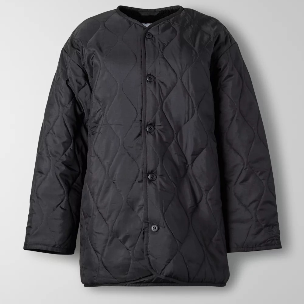 TNA Black Quilted Pratt Jacket in Black - S